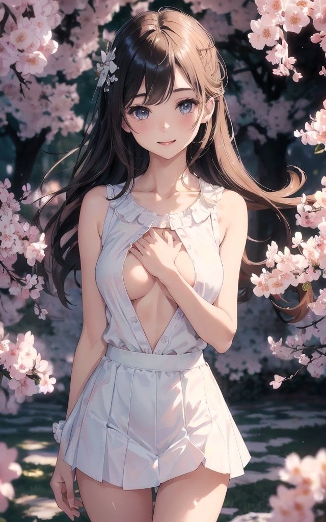 サンプル画像5:フラワーパーク お嬢様の悪戯(AIマジカルタウン) [d_407962]