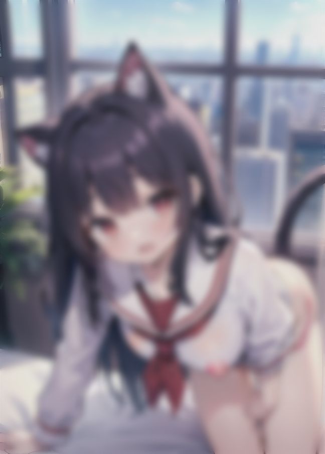 サンプル画像1:子猫の穴’拡張された女の子のエロ穴’「うしろから挿れて！」「あんんたの小さい？」(ヤンデレAIちゃん) [d_408046]