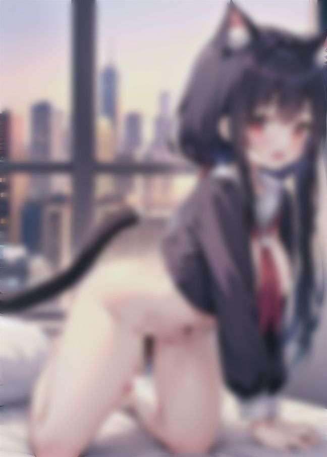 サンプル画像1:調◯済み！制服を着たケモノミミ「変態に調教されたど変態の女の子」(超絶最高野郎) [d_408052]