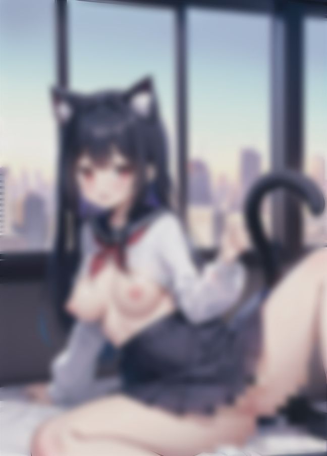 サンプル画像3:調◯済み！制服を着たケモノミミ「変態に調教されたど変態の女の子」(超絶最高野郎) [d_408052]