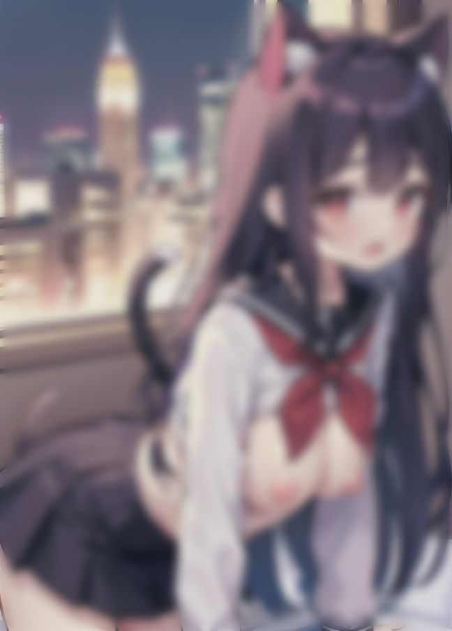 サンプル画像4:調◯済み！制服を着たケモノミミ「変態に調教されたど変態の女の子」(超絶最高野郎) [d_408052]