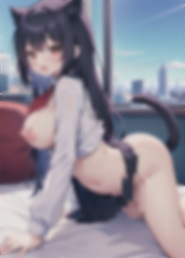 調◯済み！制服を着たケモノミミ「変態に調教されたど変態の女の子」のサンプル画像 6