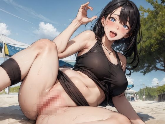 サンプル画像6:水着女子たっぷりザーメン中出しえっち〜競泳水着、マイクロビキニ、スク水〜2(パルテノン制服学園) [d_408067]