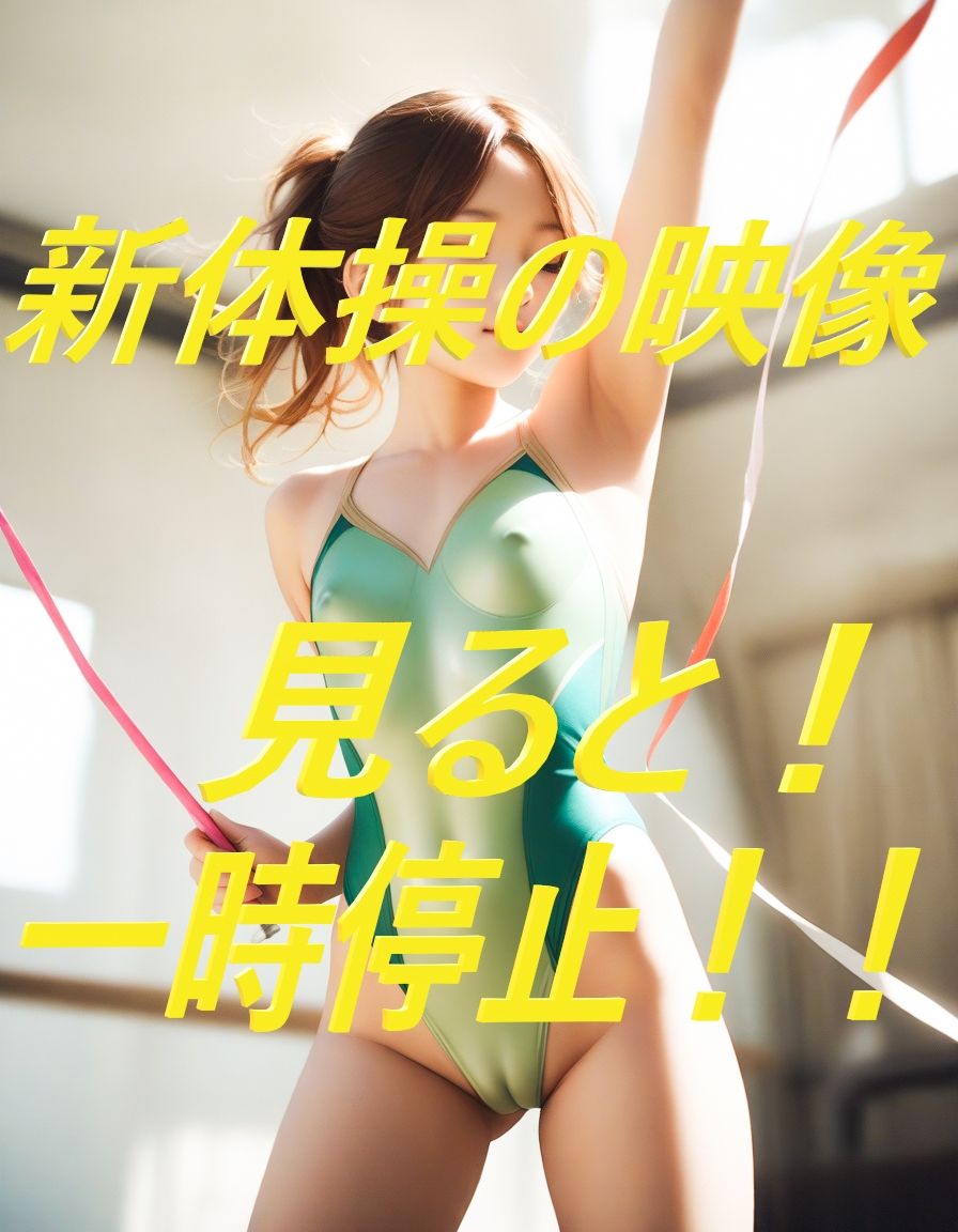 サンプル画像1:新体操の映像を見ると一時停止してしまいます。(eainaA) [d_408076]