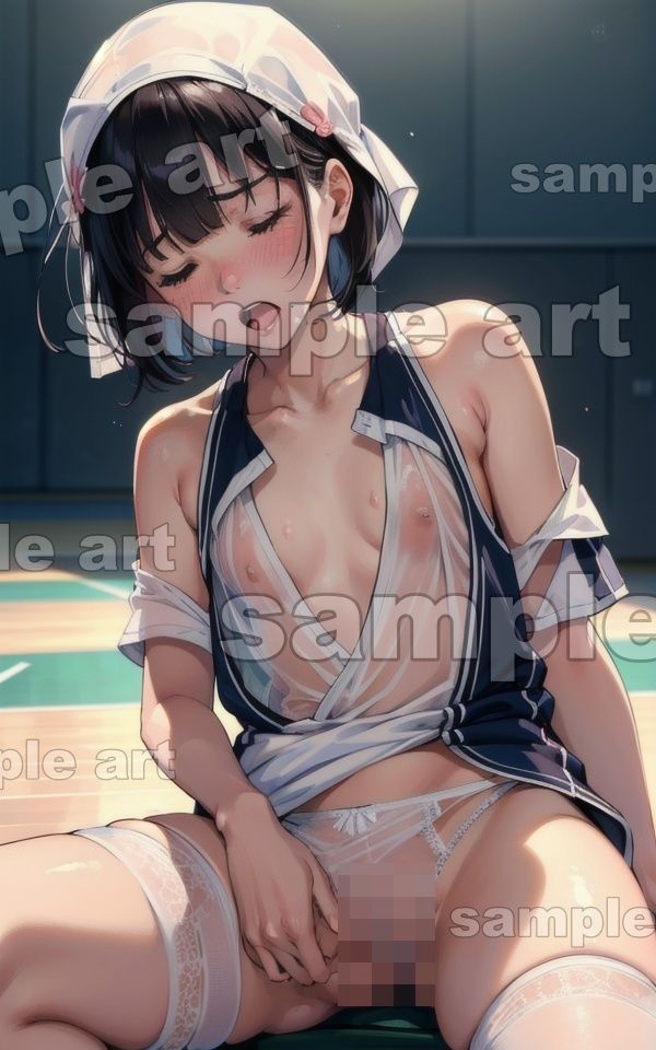 サンプル画像3:バスケ部の夜練特集！深夜にやってたのはオナニーの練習だった・・157連発！(オムニバス企画) [d_408180]