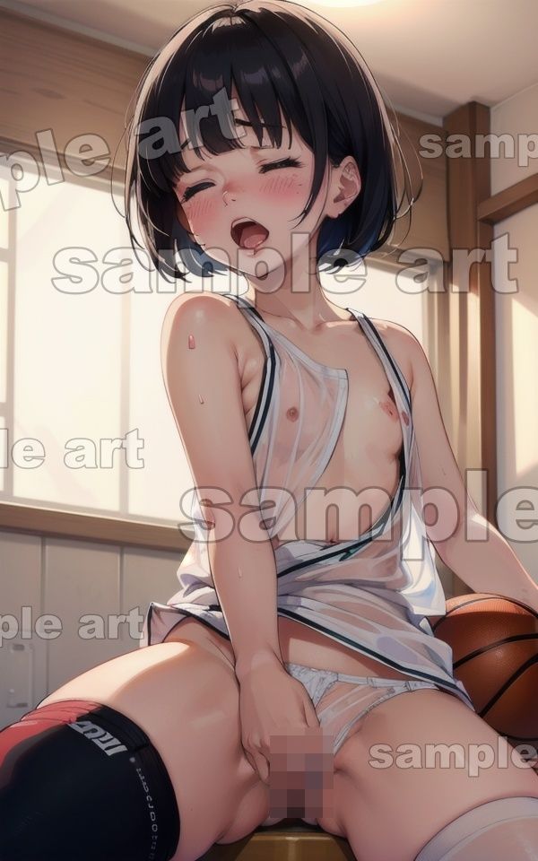 サンプル画像6:バスケ部の夜練特集！深夜にやってたのはオナニーの練習だった・・157連発！(オムニバス企画) [d_408180]