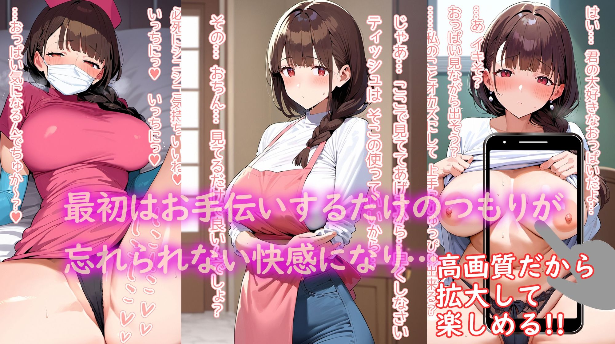 サンプル画像2:友達のママ エロすぎ 前編:見抜きぶっかけ(vrAI) [d_408245]