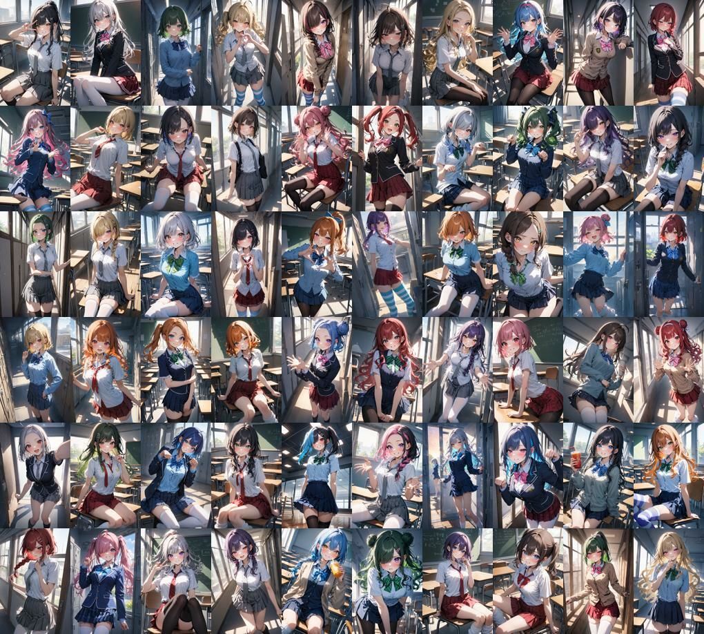 サンプル画像6:60キャラ 触手VS制服JK 即オチ2コマ(事務びーむ) [d_408270]