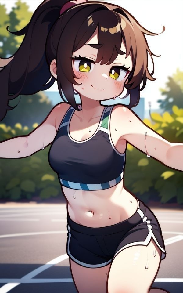 サンプル画像1:駆けヌケ少女と汗だくエッチ(発射2秒前) [d_408285]