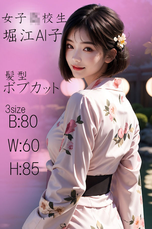 サンプル画像1:青姦JK 【No.06】 夏祭りデート編(AIパール) [d_408295]