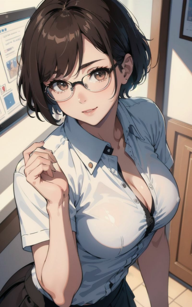 サンプル画像1:僕の職場は痴女だらけ 2(まーるい豆腐) [d_408327]