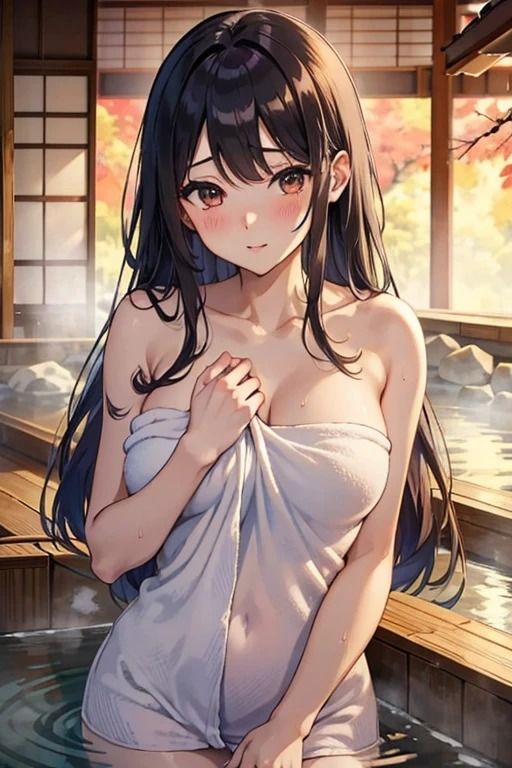 サンプル画像4:銭湯にはいってる爆乳お姉さん達(fundreamer) [d_408330]