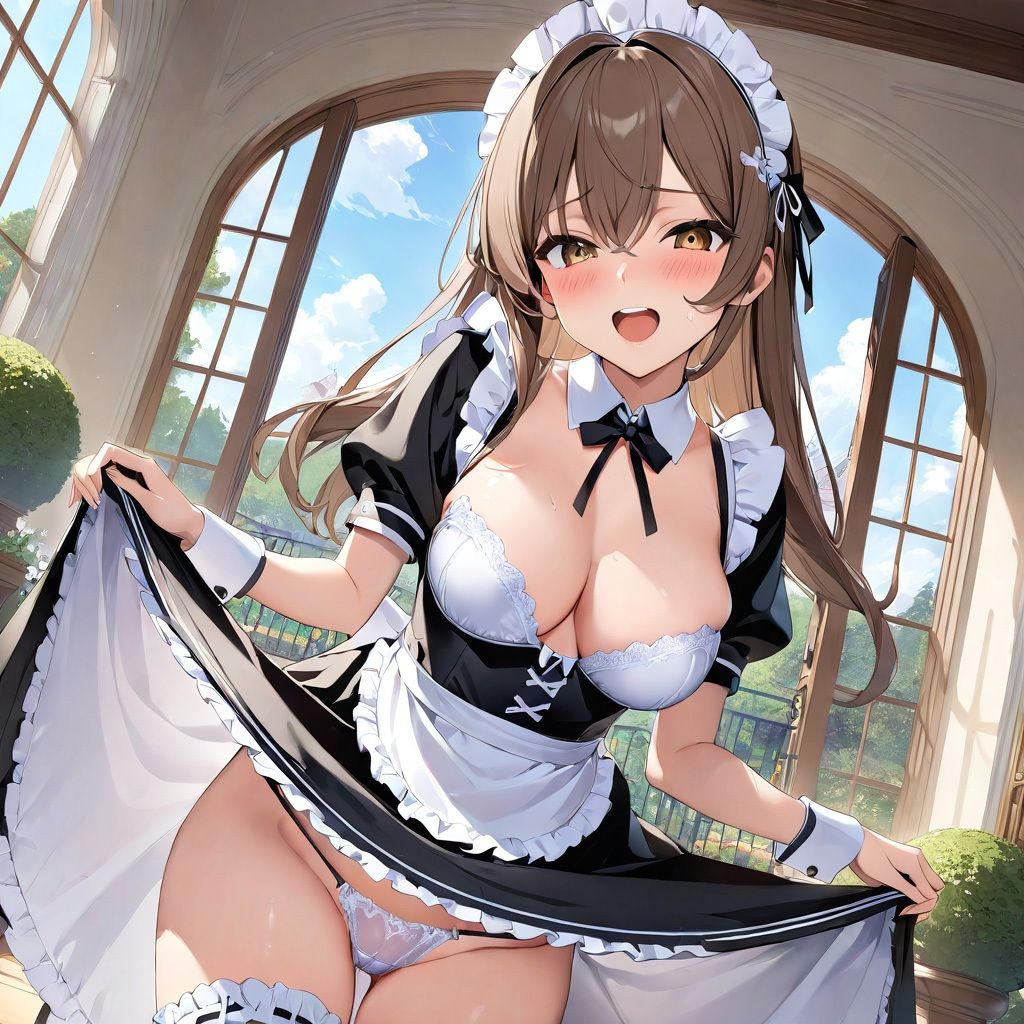 ウチのメイドか下着を見せたがって困るんだけど・・・4のサンプル画像 6
