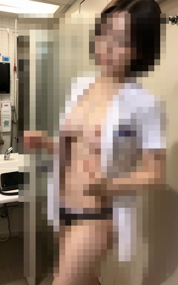 サンプル画像5:常に男に飢えている看護師は病室で患者を誘う(FUOKA) [d_408370]