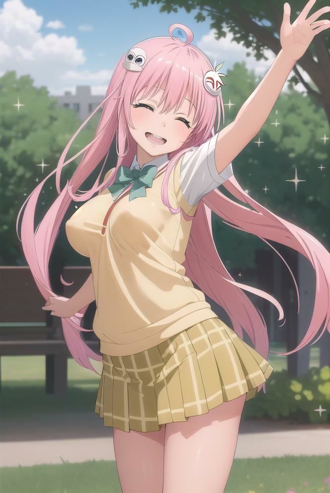 サンプル画像2:【ラ〇と西〇寺にお願いしてみた】 「To L〇VEる -と〇ぶる」ラ〇と西〇寺のイラスト・CG集 ＃4(美女の小指) [d_408408]