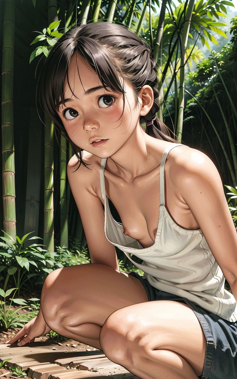 サンプル画像3:ほぼ実写！田舎の発育の良い姪っ子の乳首チラ【2.5次元の少女】(AILO) [d_408431]