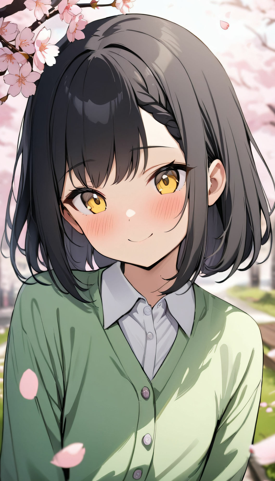 サンプル画像1:［縦長157枚］ 野外露出黒髪美女(AI factory) [d_408436]