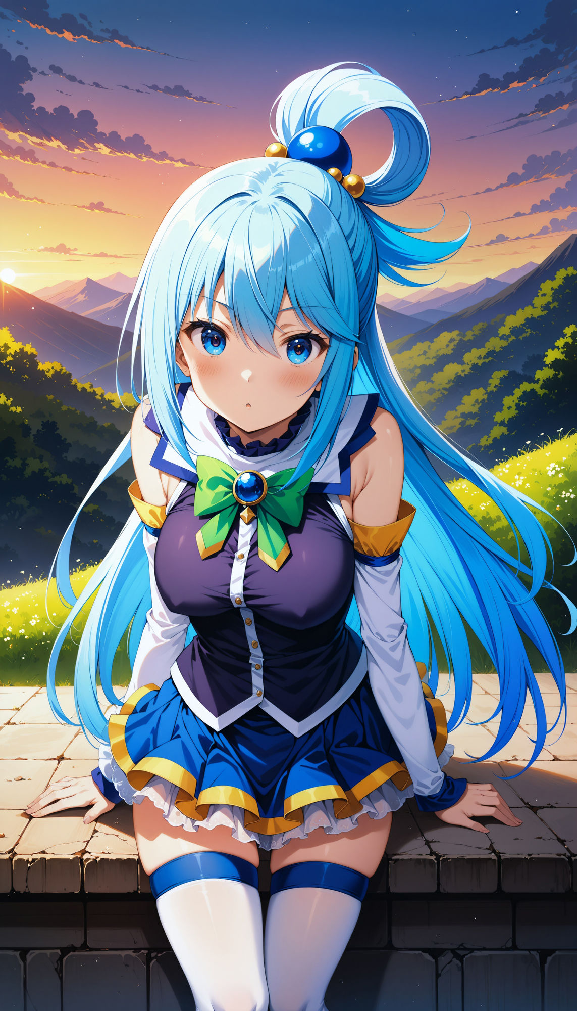 サンプル画像1:アクア（このすば）のエロCG集！(農地改革) [d_408448]