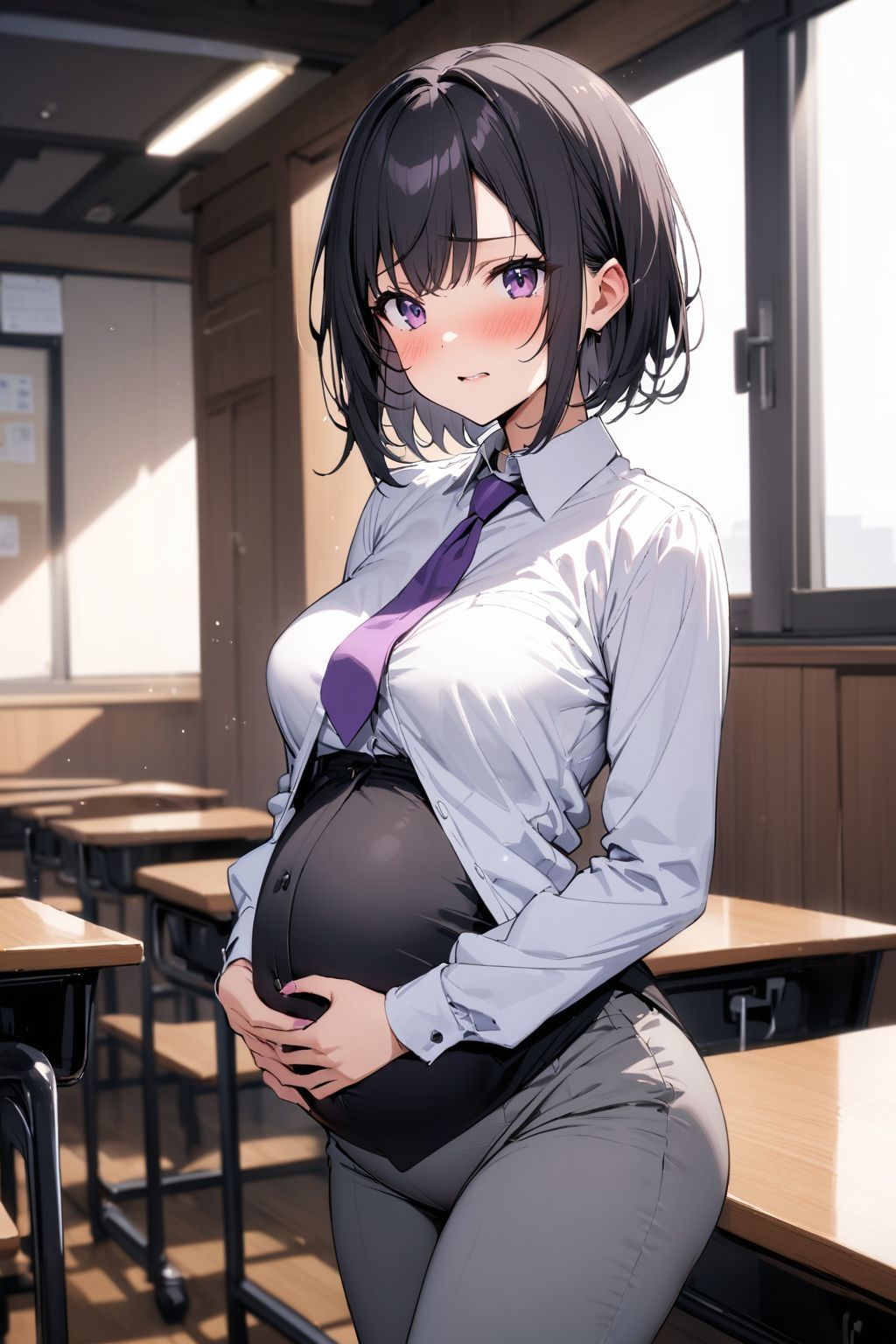 サンプル画像1:産休に入る前の担任を 犯しまくった 学校生活(気になるあの娘) [d_408452]