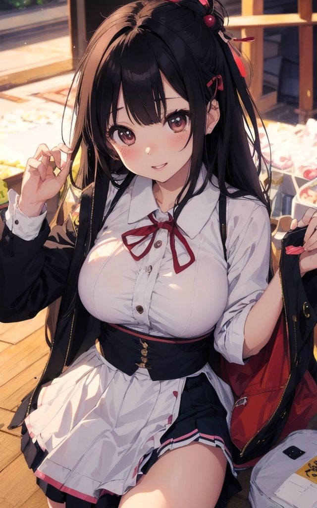 サンプル画像2:女子校生巨乳スタジオ(AIマジカルタウン) [d_408468]