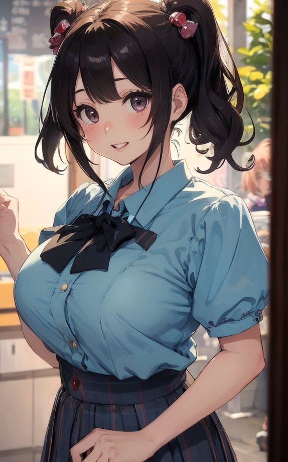 サンプル画像3:女子校生巨乳スタジオ(AIマジカルタウン) [d_408468]