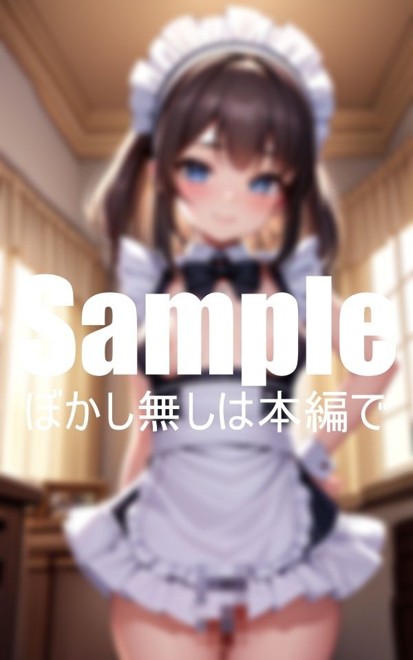 サンプル画像2:見せたがりの変態メイド(みるくちゃん) [d_408495]