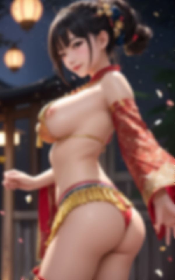 サンプル画像1:セクシーすぎる18禁和風ダンサー画像コレクション(えい愛AI) [d_408544]