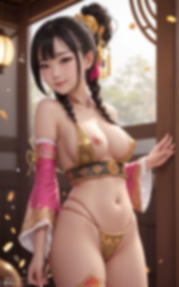 サンプル画像4:セクシーすぎる18禁和風ダンサー画像コレクション(えい愛AI) [d_408544]