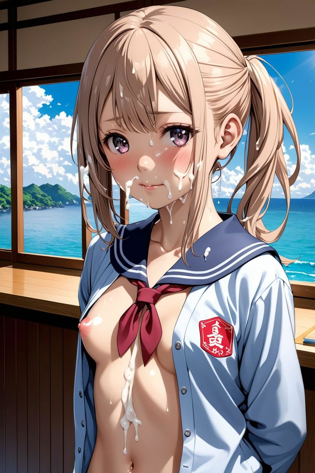 サンプル画像3:童顔！貧乳！制服美少女に精子をぶちまけろ！【1024×1536高画質サイズ・美麗画像228枚】(あにまーと☆アニマート) [d_408551]