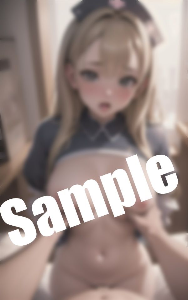 サンプル画像4:【女性の声あり】エロナースのおっぱい〜「おっぱいさわってほしい…」(痴女ステンドグラス) [d_408588]