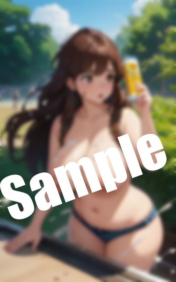 サンプル画像4:巨乳美少女が大胆露出〜屋外でおっぱい丸出し…(エロ見放題タイム) [d_408607]