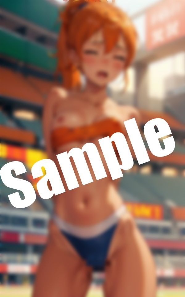 サンプル画像2:真夏の体育会系美少女〜暑くておっぱい出しちゃった(エロ見放題タイム) [d_408619]