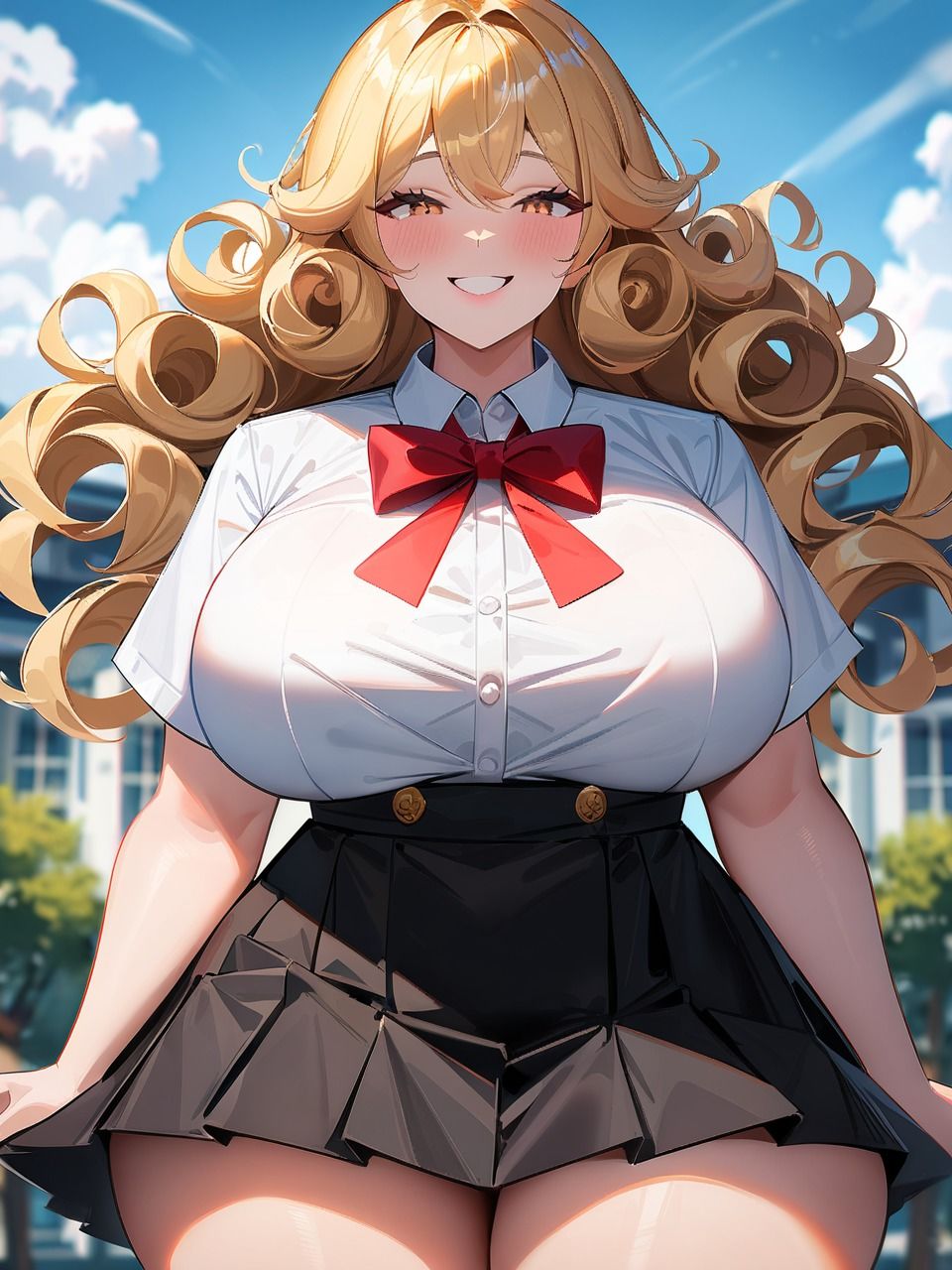 サンプル画像2:金髪美女肥満化(大母音) [d_408640]