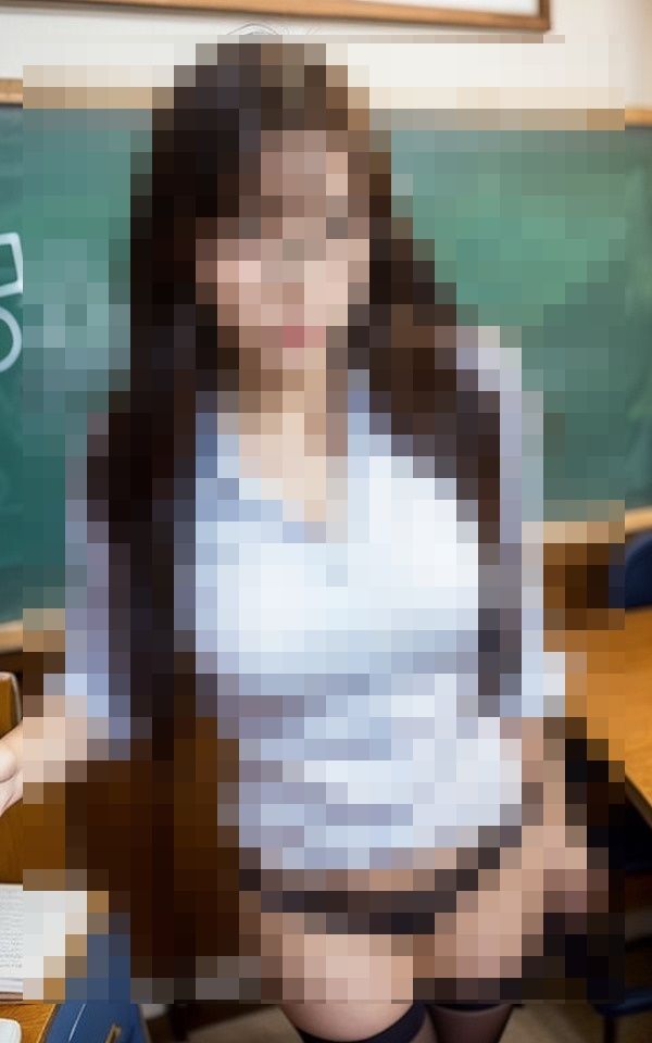 サンプル画像4:いつも厳しい美人な先生は見かけによらず浮気もする(お供え) [d_408811]