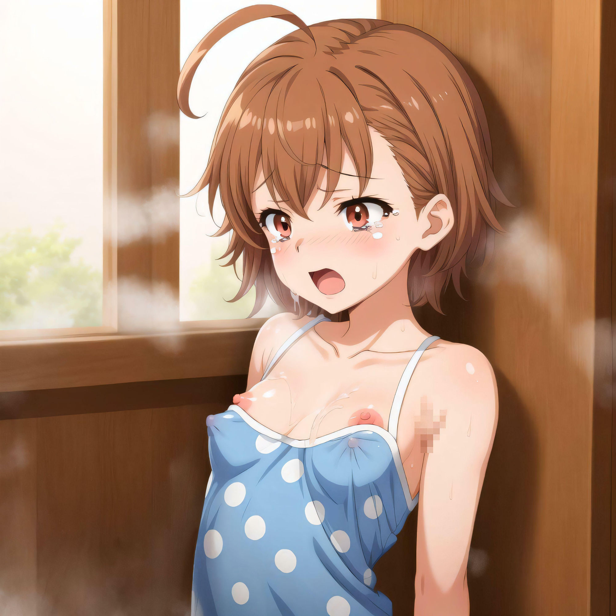 サンプル画像1:外から見えちゃうよ(こころのまど) [d_408833]