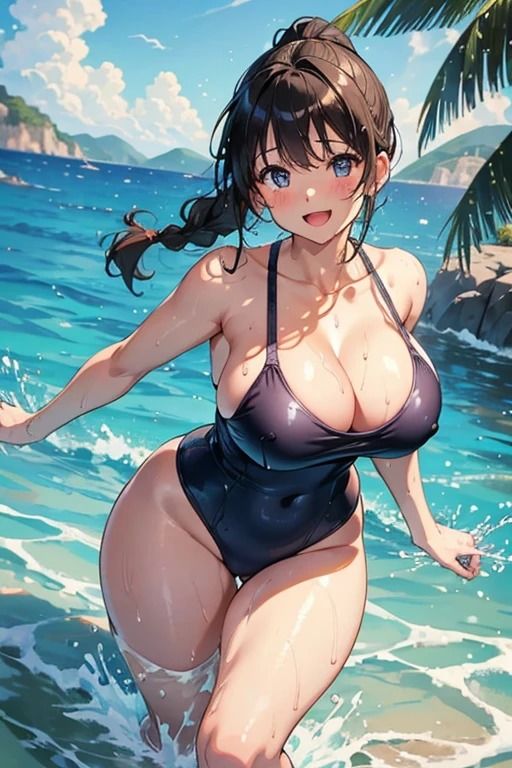 サンプル画像3:爆乳水泳部員に興味津々なお年頃！(fundreamer) [d_408835]