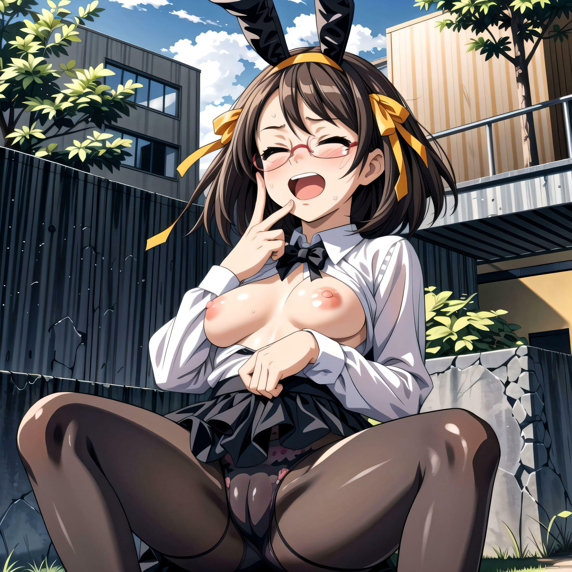 サンプル画像5:通学路の女神(ふわりんぼし) [d_408856]