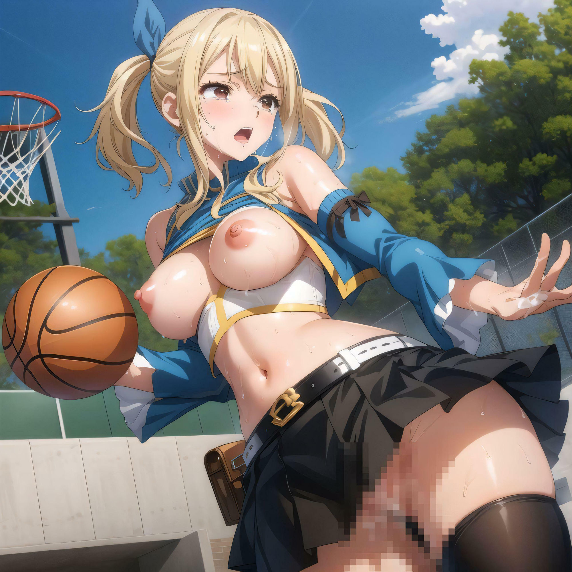 サンプル画像6:敗けたらこうなるってわかってた(よるのひみつ) [d_408871]