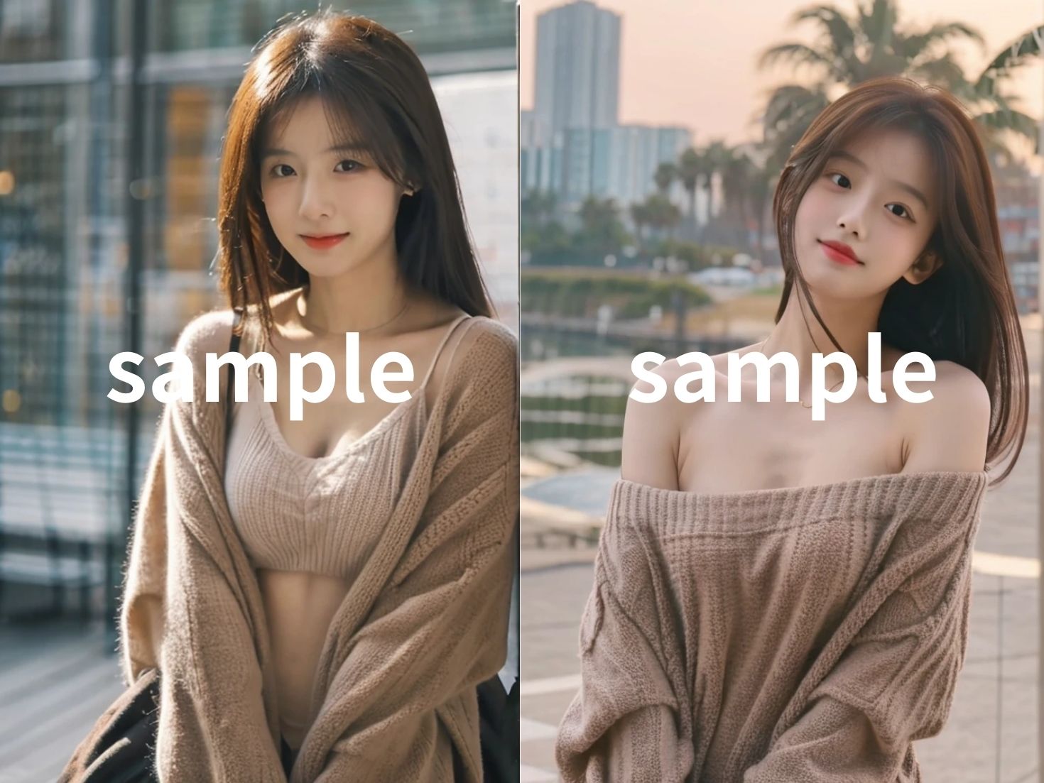 サンプル画像6:【FANZA限定】 たぬき顔な処女JKとえちえちデート(えちえちAI美女) [d_408900]