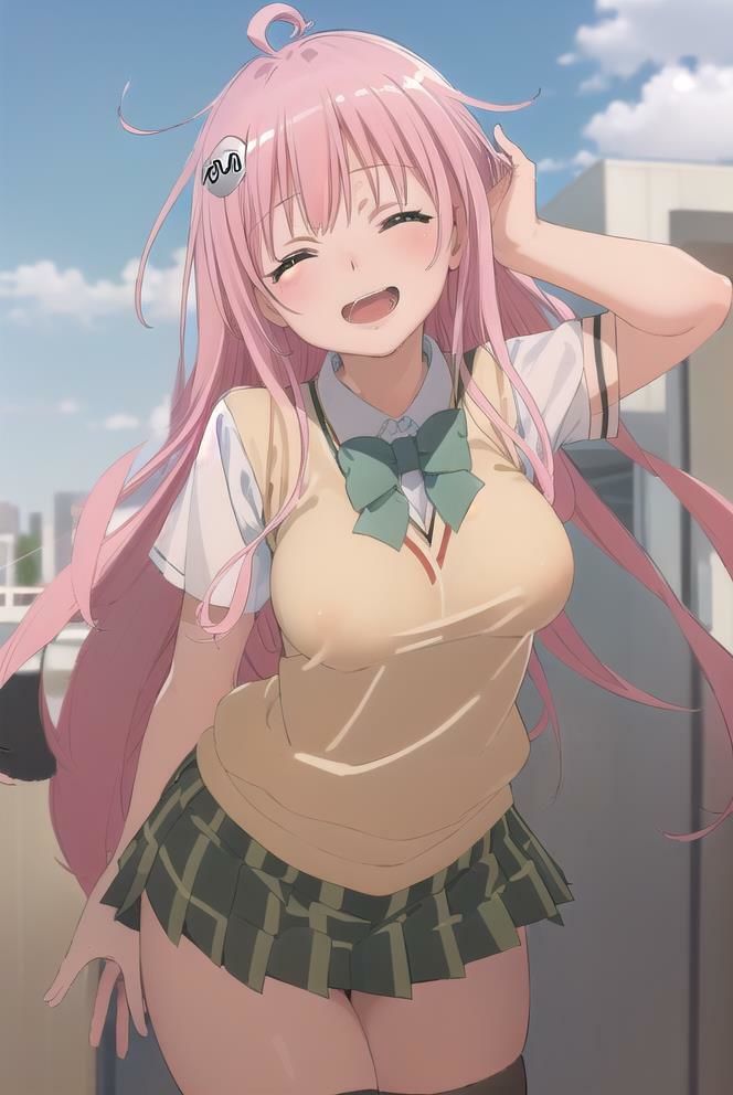 サンプル画像2:【ラ〇と西〇寺にお願いしてみた】 「To L〇VEる -と〇ぶる」ラ〇と西〇寺のイラスト・CG集 ＃5(美女の小指) [d_408908]