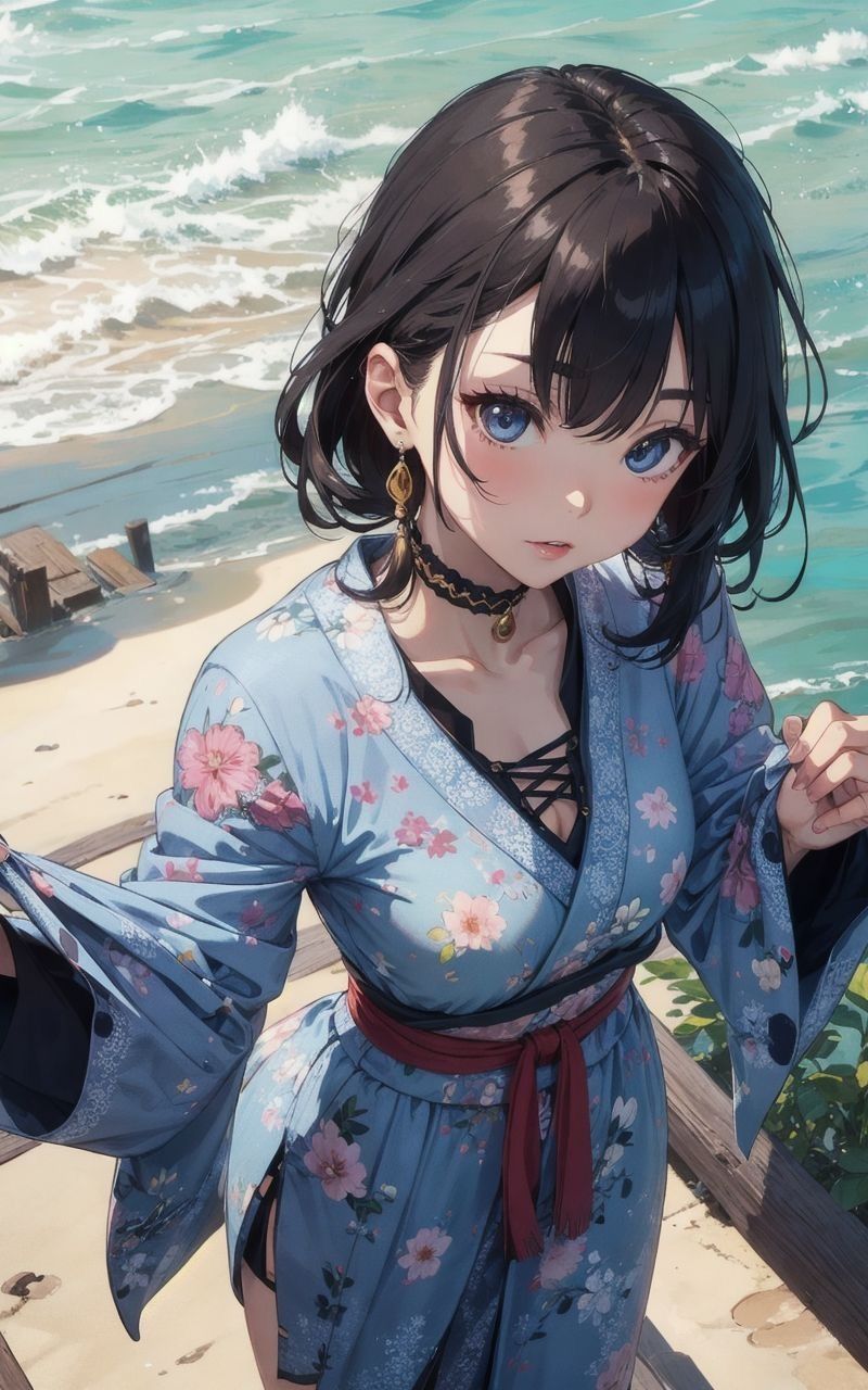 サンプル画像6:愛着障害 ピンクリボン 47枚 【AIアニメイラスト集】(AIマネタイズ) [d_408915]