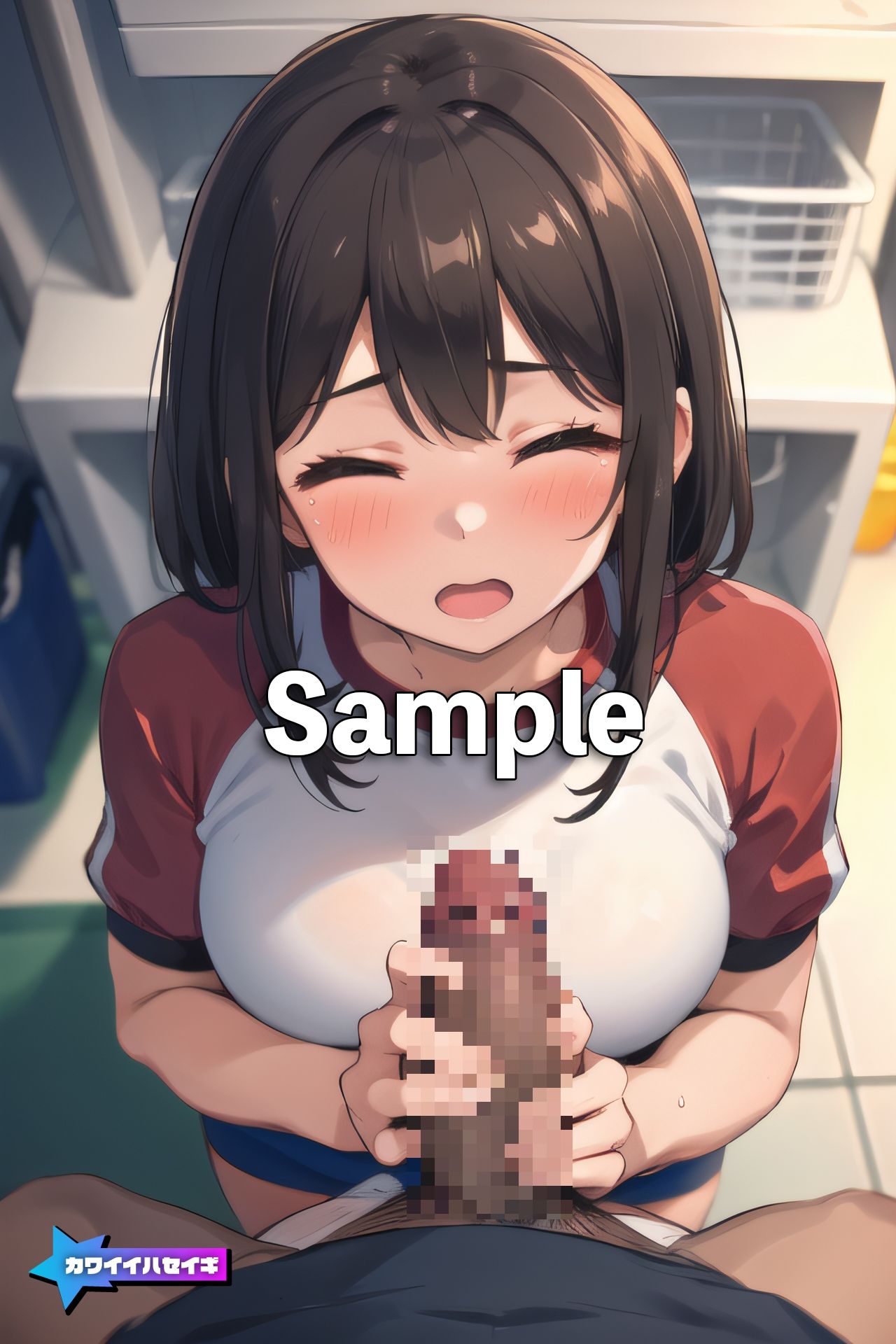 サンプル画像3:セリフ入り有り 体操服女子とドキドキの学校生活！(カワイイハセイギ) [d_408919]