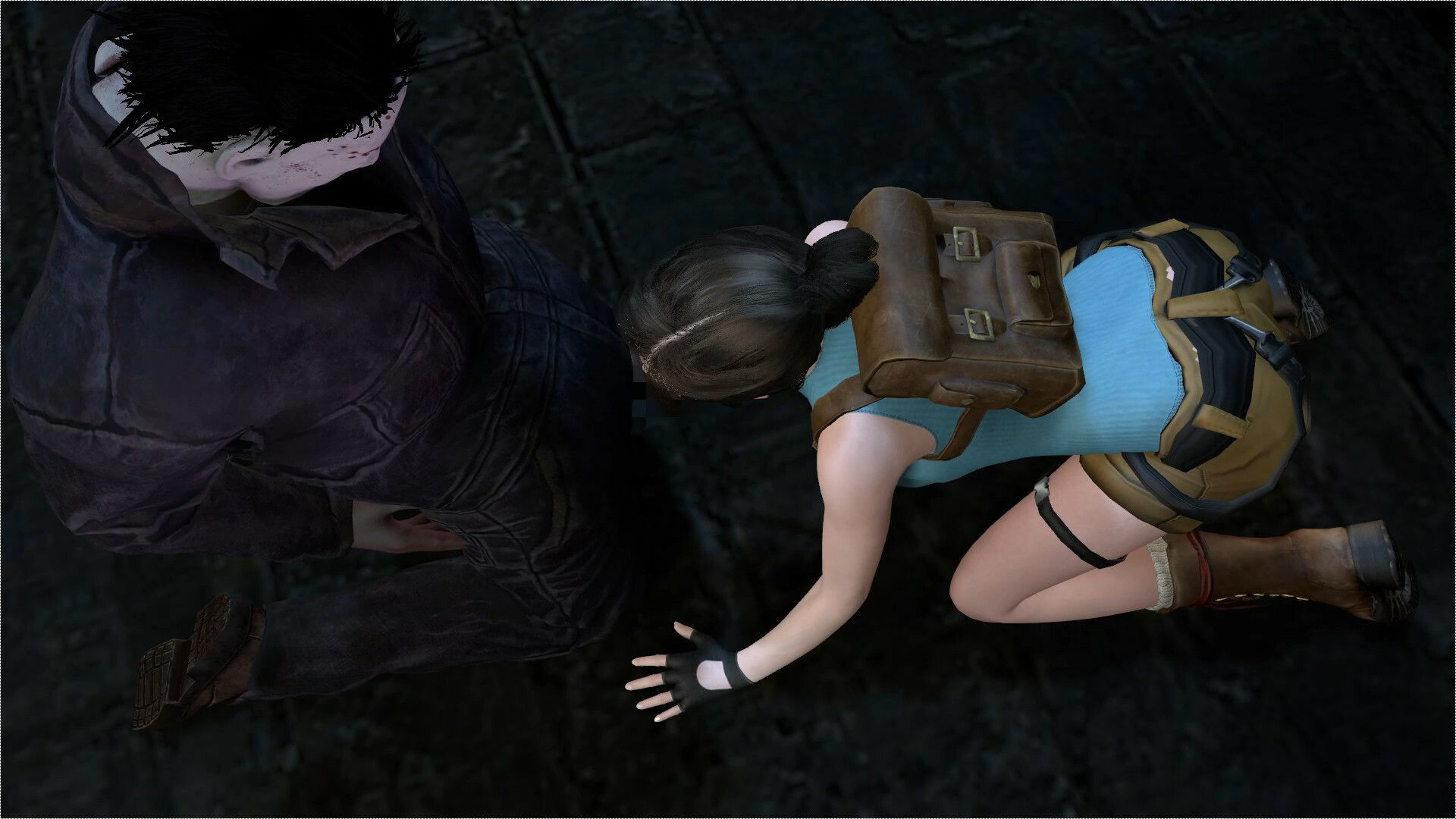 サンプル画像3:【ROMV153】トゥームレイダーのララ・クロフトとマイケルのセックス「ついにDBDに参戦！！」(ローズ志向) [d_409022]