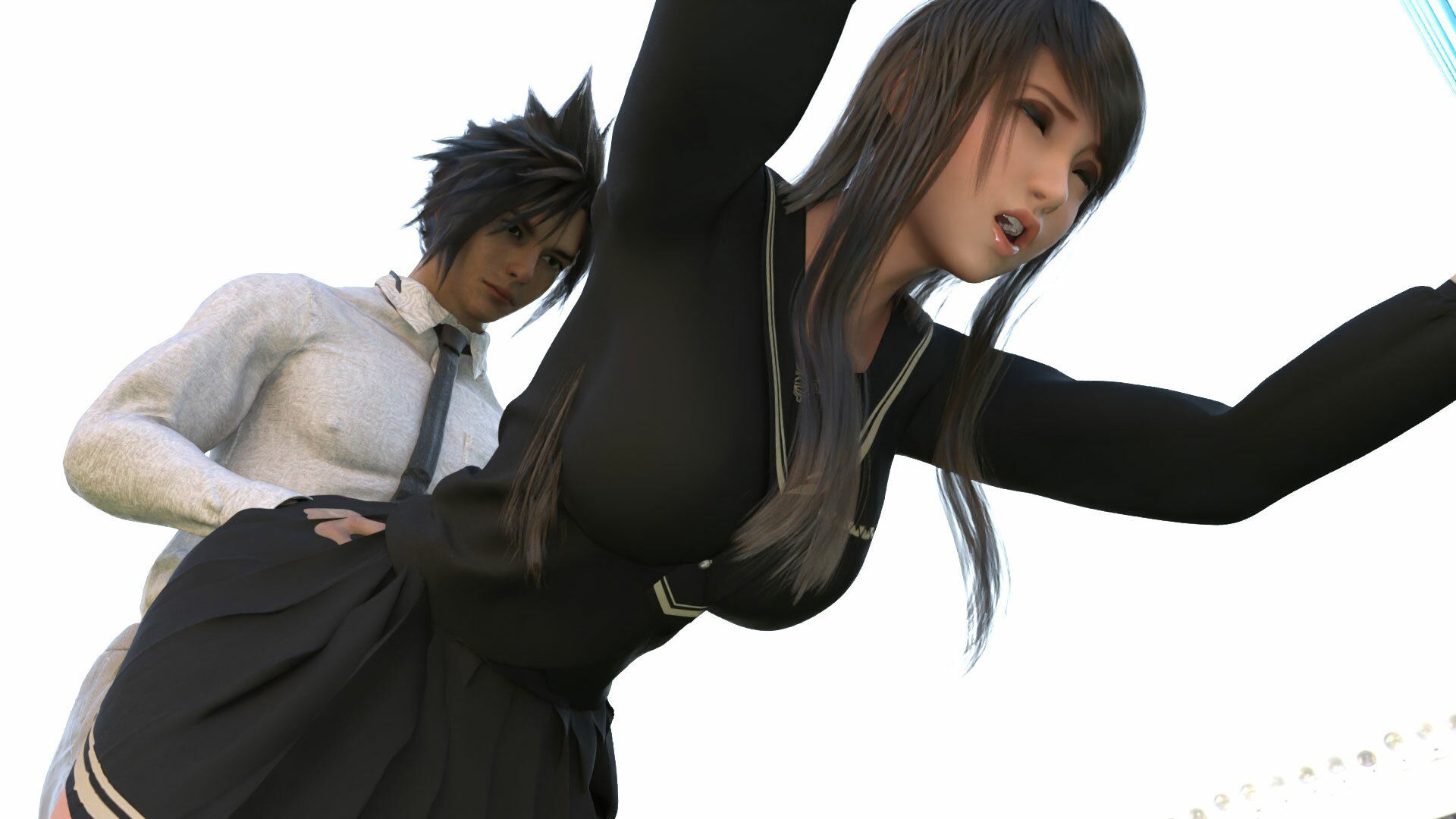 サンプル画像1:万能格闘美女『霧島愛唯（きりしまめい）』のレ○プ現場（立ちバック）(Ozone_Layer) [d_409031]