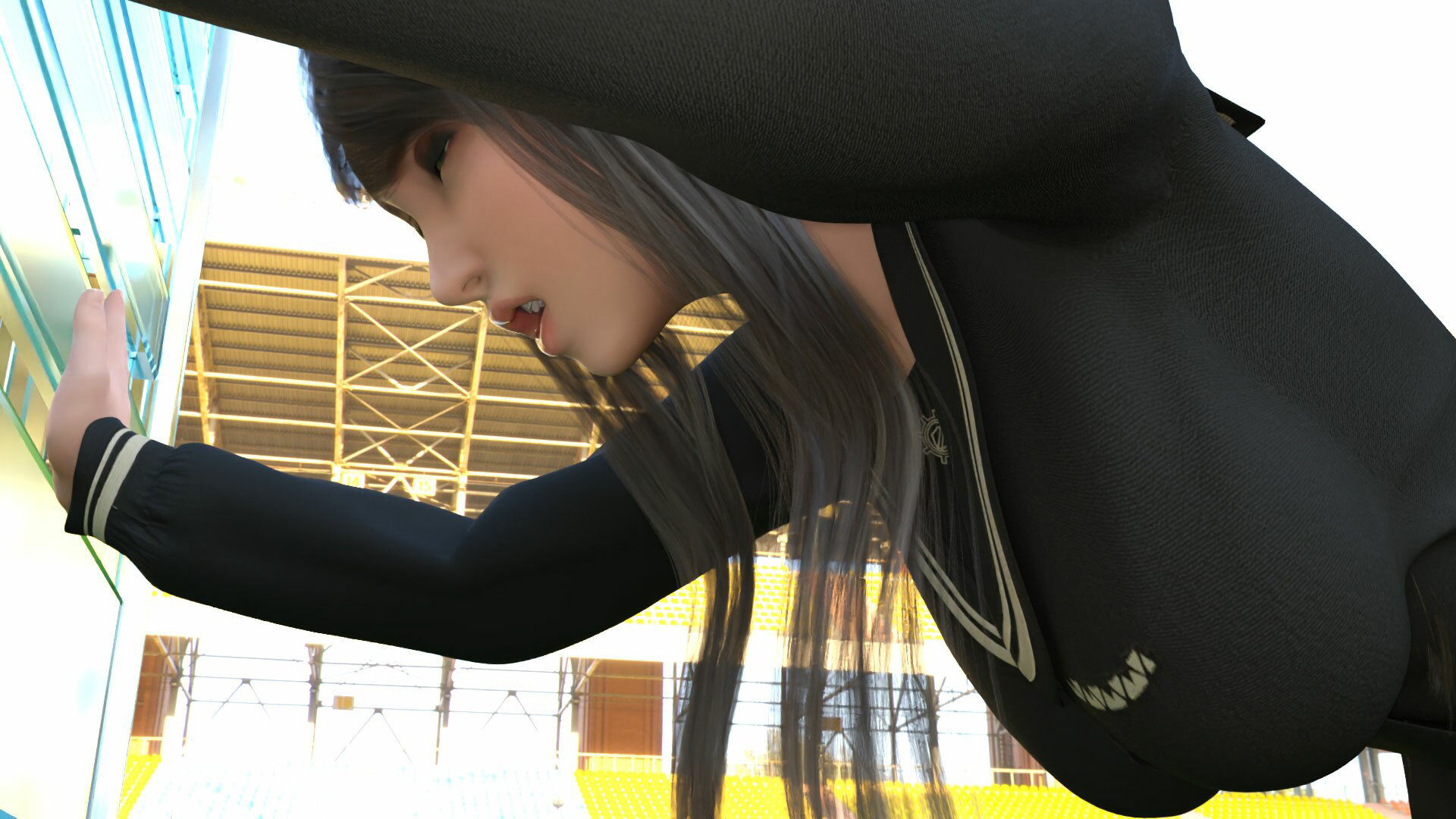 サンプル画像3:万能格闘美女『霧島愛唯（きりしまめい）』のレ○プ現場（立ちバック）(Ozone_Layer) [d_409031]