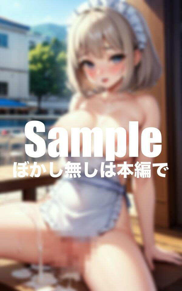 サンプル画像3:カフェ店員に野外で中◯し(おちち書店) [d_409085]