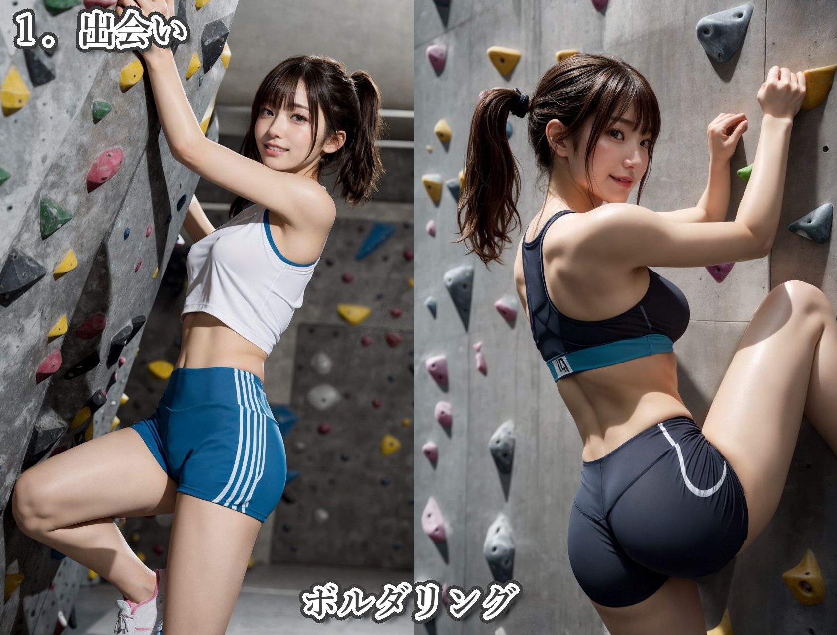 サンプル画像2:ボルダリングクラブで見つけたド変態女子(PacificOcean) [d_409118]