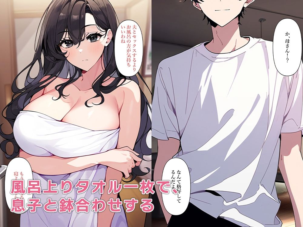 サンプル画像2:不感症の母、息子で目覚める(ねずみのバンキング) [d_409235]