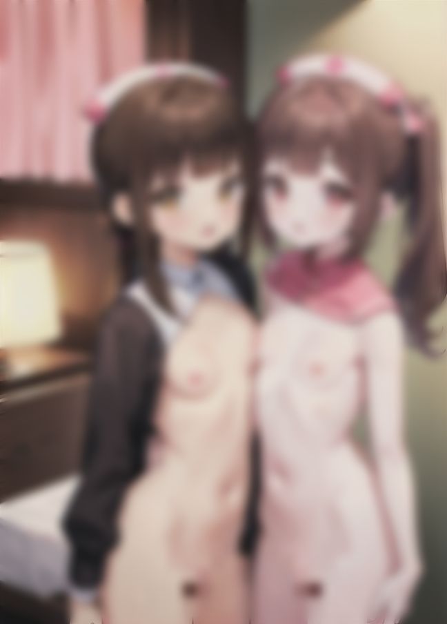 サンプル画像5:誰もいない廃墟病院で看護師と3P(えちえちAI) [d_409256]