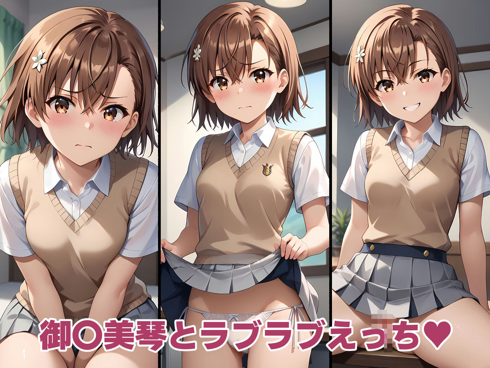 サンプル画像1:妊娠孕ませコスプレえっち 御〇美琴(福田エリカ) [d_409325]